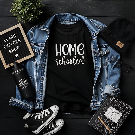 Thuisgeschoolde jongens of meisjes t-shirt