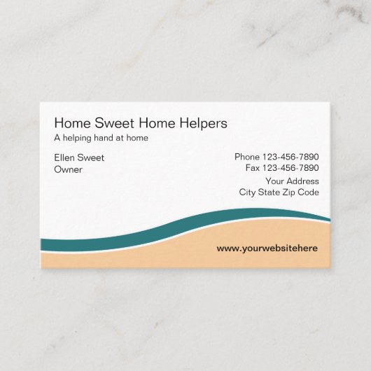 Thuisgezondheid Visitekaartjes (Voorkant)