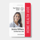 Thuisgezondheidshulp Gecertificeerde Verpleegkundi Badge (Voorzijde)