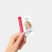 Thuisgezondheidstoestel Medische foto-ID Rood Badge (Handheld)