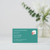 Thuisgezondheidszorg Medische diensten Visitekaartje (Staand voorkant)