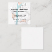 Thuisgezondheidszorg Vierkante Visitekaartje (Voorkant / Achterkant)