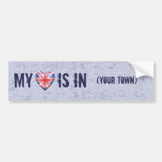 Thuishart Bumpersticker