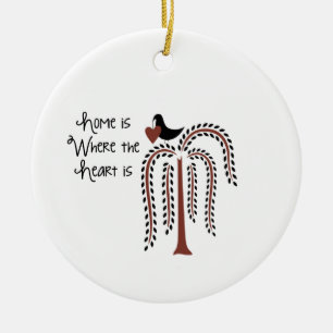 Thuishart Keramisch Ornament