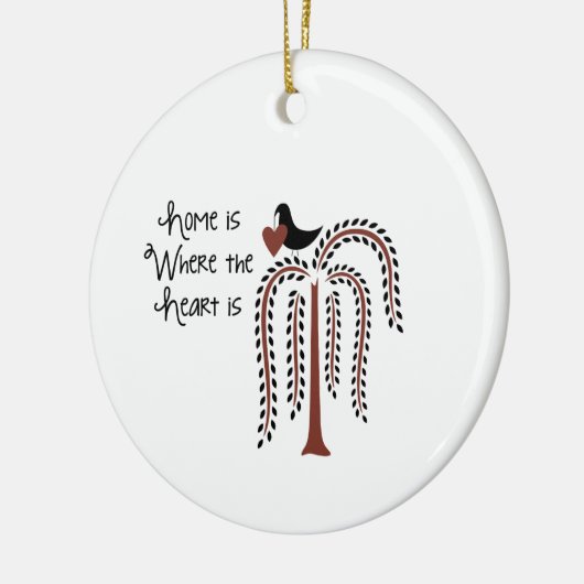 Thuishart Keramisch Ornament (Links)