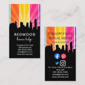 thuishelper schoonmaakster visitekaartje (Voorkant / Achterkant)