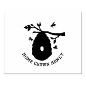 Thuishoningbijenkop Rubberstempel (Afrduk)