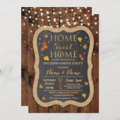 Thuishuishouden met opwarming van de huiskamer Uit Kaart (Voorkant / Achterkant)