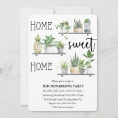 Thuishuisverwarming Plant Uitnodiging (Voorkant)