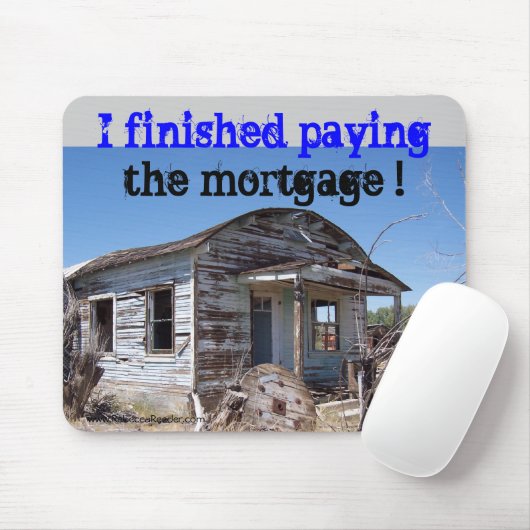 Thuishypotheek wordt uitbetaald muismat (Met muis)