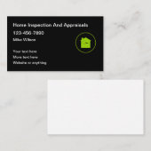 Thuisinspectie en evaluatie visitekaartje (Voorkant / Achterkant)