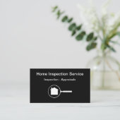 Thuisinspectie en taxaties visitekaartje (Staand voorkant)
