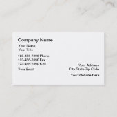 Thuisinspectie van onroerend goed visitekaartje (Achterkant)