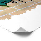 thuisjongen graffiti ontwerp poster (Hoek)