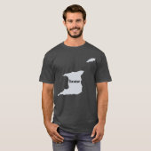 Thuiskaart van Trinidad en Tobago T-shirt (Voorkant volledig)