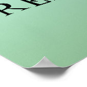 Thuiskantines geen plaats voor rebellen Funny Kitc Poster (Hoek)