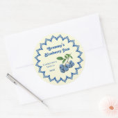 Thuiskanting Blueberry Jam Food Label (Envelop)