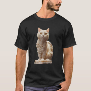 thuiskat als filmmooi gezicht t-shirt