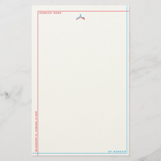 Thuiskerk Briefpapier (Voorkant)