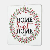 Thuiskerstboom met foto's Home Sweet Keramisch Ornament (Links)