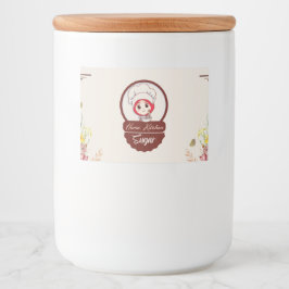 Thuiskeuken Voedselcontainer Etiket