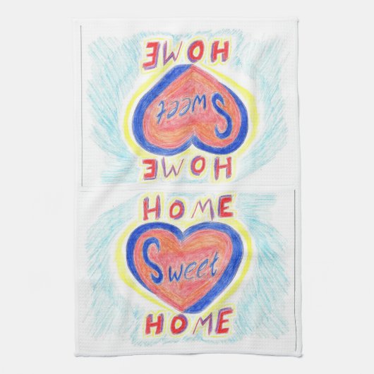 Thuiskeukenhanddoeken met dubbele Afbeeldingen, ge Theedoek (Verticaal)