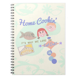 Thuiskoken Funny Dinnertime Art Design Notitieboek