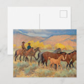 Thuiskomen door Maynard Dixon Briefkaart (Voorkant / Achterkant)