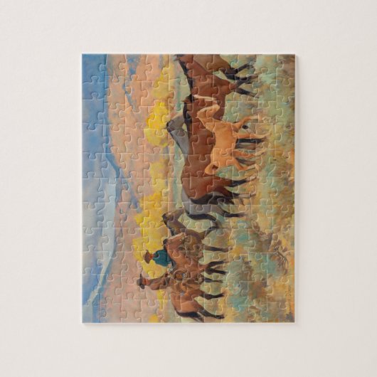 Thuiskomen door Maynard Dixon Legpuzzel (Verticaal)