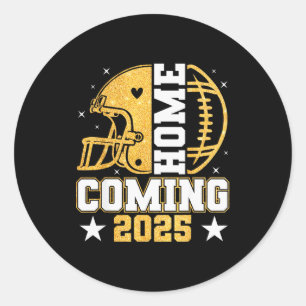 Thuiskomst 2025 Hoco Voetbal Moeder Mama Meisje Vo Ronde Sticker