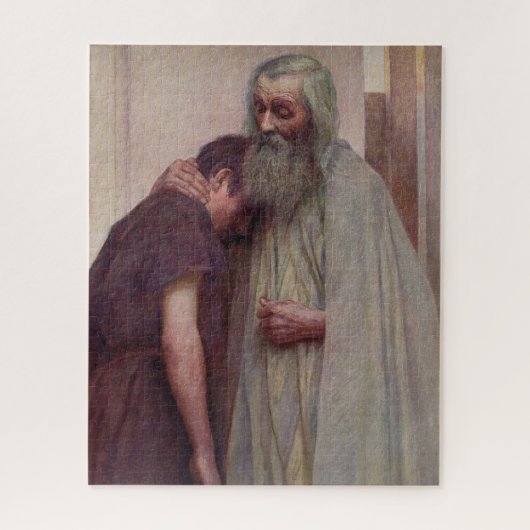 Thuiskomst (Vader en Zoon) Legpuzzel (Verticaal)