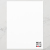 Thuiskookseizoen met liefde flyer (Voorkant)