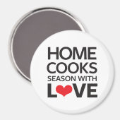 Thuiskookseizoen met liefde magneet (Voorkant / Achterkant)