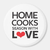 Thuiskookseizoen met liefde magneet (Voorkant)