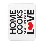 Thuiskookseizoen met liefde magneet (Verticaal)