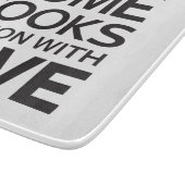 Thuiskookseizoen met liefde snijplank (Hoek)