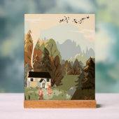 thuisland acryl bord (Neutraal)