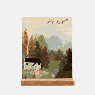 thuisland acryl bord