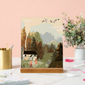 thuisland acryl bord (Huwelijk)