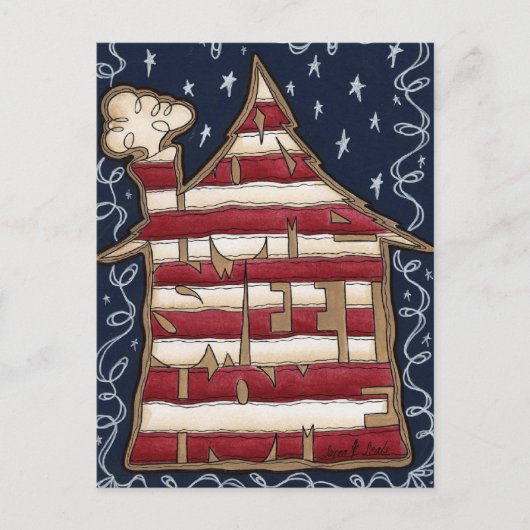 thuisland briefkaart (Voorkant)