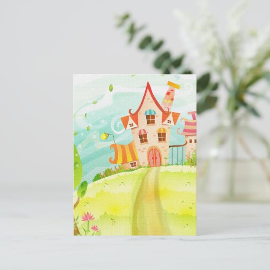 thuisland briefkaart (Staand voorkant)