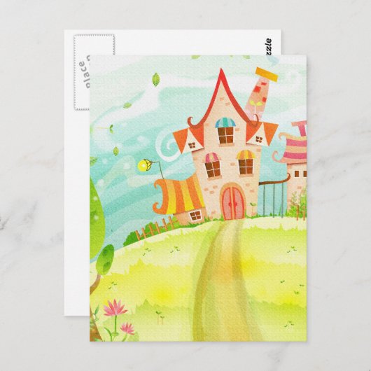 thuisland briefkaart (Voorkant / Achterkant)