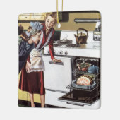 thuisland, mam in de keuken keramisch ornament (Links)