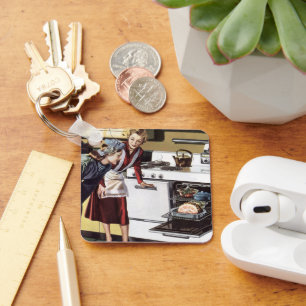  thuisland, mam in de keuken sleutelhanger