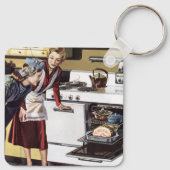  thuisland, mam in de keuken sleutelhanger (Achterkant)