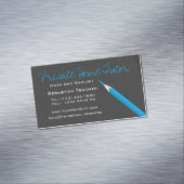 Thuislerarenpotlood Visitekaartje Magneet (Voorbeeld)