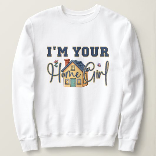 Thuismeisje Makelaar Cadeau Vastgoedmakelaar Trui (Design voorkant)