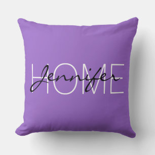 Thuismonogram van Amethyst Kussen