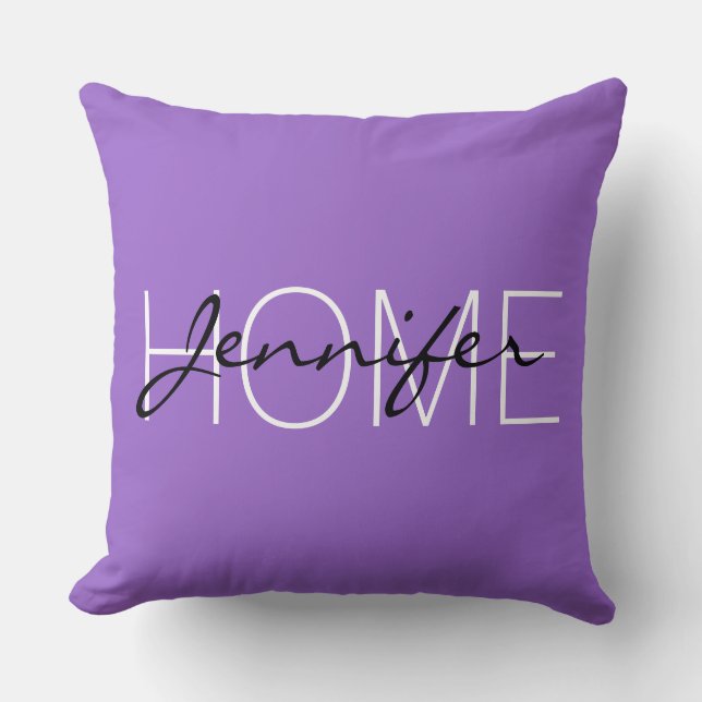 Thuismonogram van Amethyst Kussen (Voorkant)