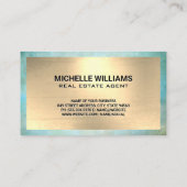 Thuisonroerend goed | Goudtextiel Visitekaartje (Achterkant)